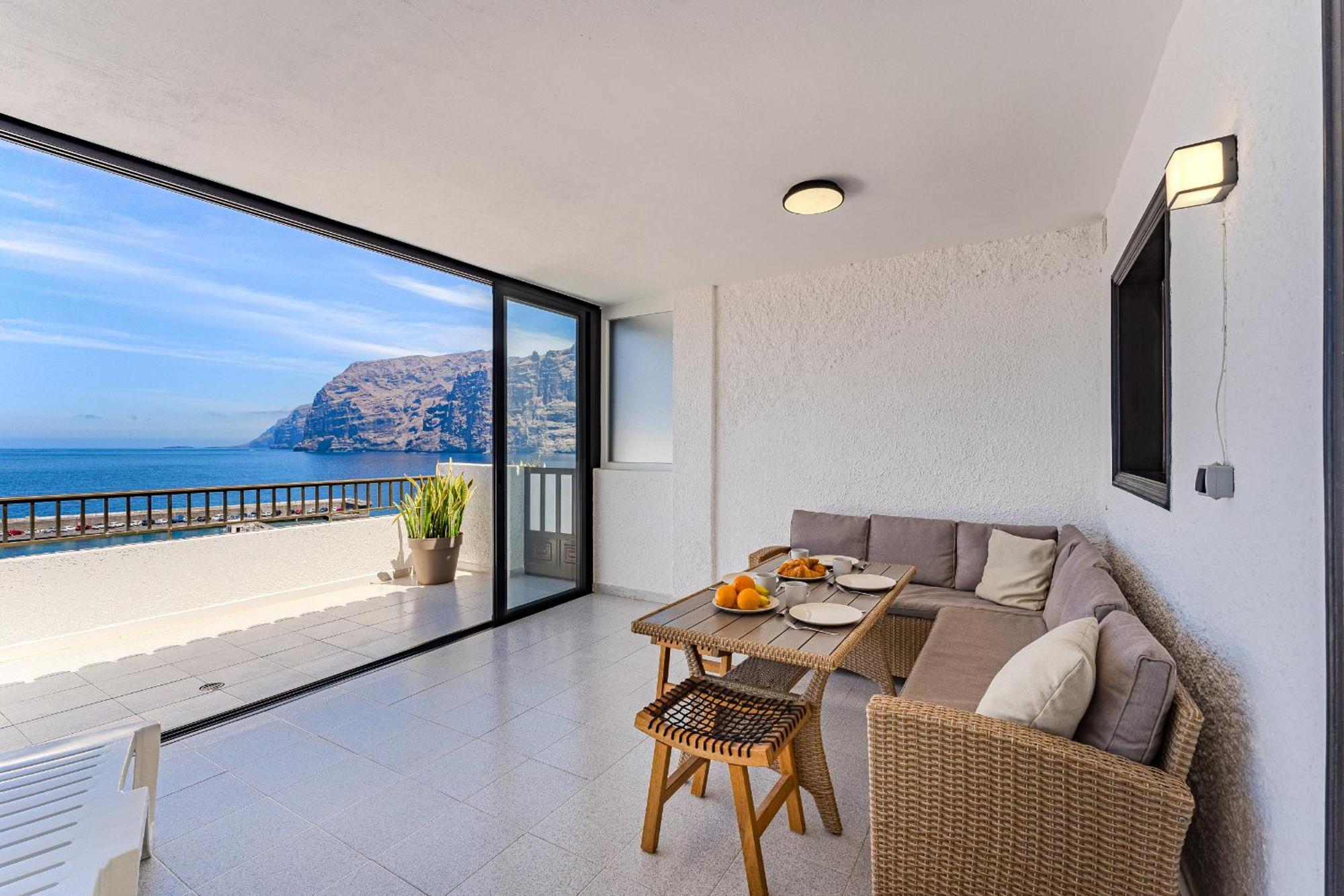 Panoramic View Apartment In Los Gigantes Acantilado de los Gigantes Dış mekan fotoğraf