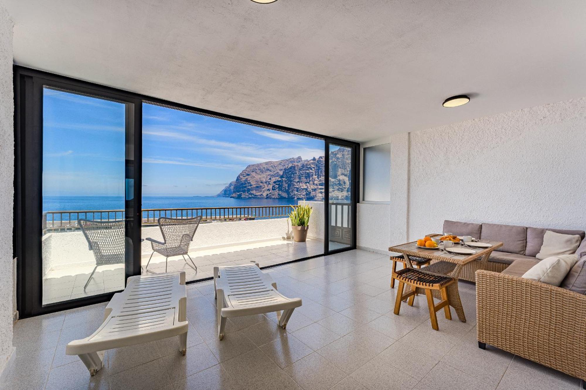 Panoramic View Apartment In Los Gigantes Acantilado de los Gigantes Dış mekan fotoğraf